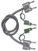 Balanced Line Cable, 48In 22Awg Gray/green; Connector Type A Pomona - 77B1884 - Newark, An Avnet Company
