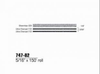 3M Scotchcal 74782 Silverchips / Ultra Charcoal Striping Automotive Tape - 5/16 in Width x 150 ft Length - 2 mil Thick - 051141-74782 - R. S. Hughes Company, Inc.