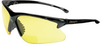 Jackson Safety 30-06 V60 Polycarbonate Magnifying Reader Safety Glasses Yellow Lens - Black Frame - Wrap Around Frame - 079768-00997 - 079768-00997 - R. S. Hughes Company, Inc.