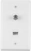 Residential Wall Plate, 2 Module, White; Accessory Type Gc Electronics - 91C5327 - Newark, An Avnet Company