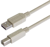 Usb Cable, 2.0 A Plug-B Plug, Gry, 11.8; Connector To Connector L-Com - 85T8914 - Newark, An Avnet Company