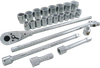 26 Pieces 12 Point SAE Socket Set - HD25 - Gray Tools Canada Inc.
