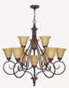 60-009 Mid. Chandeliers-Glass Up - 714924 - Capital Lighting, Inc.