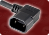 IEC-60320-C18 RIGHT ANGLE to IEC-60320-C7 HOME // Power Cords // IEC/Jumper Power Cords // Domestic -- 2211.072 - Image