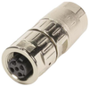 Sensor Connector, M12, Rcpt, 4Pos, Cable; Product Range Harting - 91Y4099 - Newark, An Avnet Company