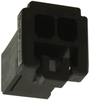 Rcpt Housing, 2Pos, Gf Polyester, Black; Product Range Te Connectivity - 38AC2720 - Newark, An Avnet Company
