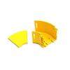 Fiber Raceway Elbow, 2x2, 45 Degree Horizontal - FRCE1YL4H - Belden Inc.