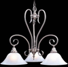 9168SP/WH Mid. Chandeliers-Glass Down - 722394 - Capital Lighting, Inc.
