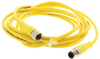 Sensor Cord, 4P, M12 Rcpt-Plug, 3M; Connector Type A Molex - 57J2028 - Newark, An Avnet Company