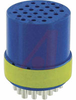 connector comp,insert only,size 24,blueinsul,24 #16 solder cup socket contact - 70141408 - Allied Electronics, Inc.