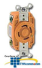 Leviton 20 AMP, 125/250V Single Flush Receptacle with.. -- 2410-IG - Image