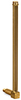 Vented Long Elbow Brass Liquid Level Gage, 12 21/32” Sight Opening, 5/8” Diameter Glass, 3/8” Male NPT Mounting Thread - B1150-14 - Oil-Rite Corp.