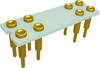 Relay Sockets, Solder Dip/8 Pin - SMT2A-8P-BL685 - JC Cherry, Inc.