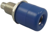 Banana Jack, 4Mm, 32A, Solder, Blue; Gender Multicomp - 80P3619 - Newark, An Avnet Company