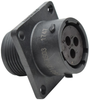 Circular Connector, Rcpt, 3Pos, Flange; Product Range Amphenol Sine/tuchel - 73AC8478 - Newark, An Avnet Company