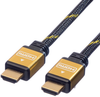 Cable, Hdmi A Plug-Plug, Blk/gold, 1.5M; Connector To Connector Roline - 58AC5049 - Newark, An Avnet Company