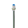 M12 Power Receptacle Connector: Male, rear mount, 5-pin(4+PE), K-coded, shielded, silver housing, 600 V AC/DC, 16 A - RSH6S 5K-033 - Belden Inc.