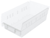 Shelf Bin, 11.62 X 6.62 X 4, Clear; Bin Colour Akro-Mils - 90W1231 - Newark, An Avnet Company