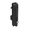 Swinghandle Latch, Medium Size - 125 mm , With Padlock Hasp, Use with Linear Actuator or as Single Point Latch, Bellcore 216 Key, Sealed, Zinc Alloy, Powder Coated, Black - H3-50-442-150 - Southco