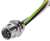 Sensor Cord, 5P, M12 Rcpt-Free End, 0.3M; Connector Type A Harting - 06AC6785 - Newark, An Avnet Company