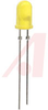 LED; Yellow; 2 mcd (Typ.); 5.8 mm; 7 mA; 2.4 V (Typ.); 6 V (Typ.); 585 nm - 70061513 - Allied Electronics, Inc.