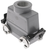 Insulated, Rectangular Hood, size 77.27, Double Latch, Top PG21 cable entry - CMAV-06X - Mencom Corporation