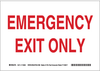 Eco-Friendly Exit Sign - 115925 - Brady Corporation