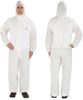 3M 4515 White Medium SMS Polypropylene Disposable General Purpose & Work Coveralls - Fits 36 to 39 in Chest - 046719-46711 - 046719-46711 - R. S. Hughes Company, Inc.
