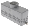 Insulated, Rectangular Hood, size 104.27, 2 Pegs, Top PG21 cable entry - CMV-16L - Mencom Corporation
