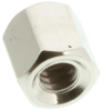Spacer, Hex, 4-40, 5Mm, Brass, Nickel; Standoff Material L-Com - 63T4454 - Newark, An Avnet Company