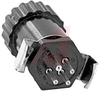 connector,mini hex,male plug w/hood andclip#2,solder cup term,4 pin contact - 70144730 - Allied Electronics, Inc.