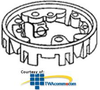 Hubbell Adapter Ring for HPWPFB1 - HPWPFBA1A - TelephoneStuff.com