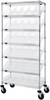 Cart W/ Bin, 7Shelves, 30Bins, Clr; No. Of Bins Quantum Storage - 42AC5063 - Newark, An Avnet Company