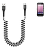 Point Mobile Scanner Coiled USB-C Charging Cable by AGOZ - AG-COILAC_PNTMBL-GBSC - AgozTech LLC
