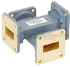 20 dB WR-90 Waveguide Crossguide Coupler with UG-39/U Square Cover Flange from 8.2 GHz to 12.4 GHz in Copper Alloy - FMWCP1055 - Fairview Microwave Inc.