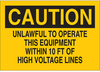 Electrical Hazard Sign - 43096 - Brady Corporation