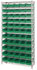 Open Wire Shelving, 12Shelves, 55Bin/grn; Shelving Unit Type Quantum Storage - 44AC8057 - Newark, An Avnet Company