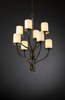POR-8788-10-WFAL-DBRZ Mid. Chandeliers-Glass Up - 494736 - Capital Lighting, Inc.