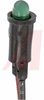 Indicator,Pnl-Mnt;LED;Green;8.0 mcd (Typ.);0.155/0.158 in.;5 V (Typ.);10 mA; - 70130394 - Allied Electronics, Inc.