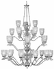 Large Chandeliers-Glass Shade - 21859 - Light Center (The)