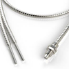 Glass, Miniature, 2.2mm connection, Threaded M6, Bifurcated Stainless Steel Jacket - MDBF-E-36TM6 - Tri-Tronics Company, Inc.