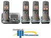 Panasonic DECT 6.0 PLUS Expandable Digital Cordless Phone.. - KX-TG4134M - TelephoneStuff.com