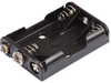 Battery Holder, Aaa, Snap On; Battery Sizes Accepted Multicomp Pro - 07AH4354 - Newark, An Avnet Company