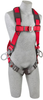 Protecta PRO Red Small Vest-Style Shoulder, Back, Leg Padding Body Harness - Polyester Webbing - 840779-01050 - 840779-01050 - R. S. Hughes Company, Inc.