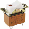Switch, Power Rated Rocker, SPST, On-None-Off, Neon Lamp, Frame Mounting - 70192078 - Allied Electronics, Inc.