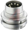 connector,circular din,male receptacle,front mount,shielding,8 contact,ip68 - 70151276 - Allied Electronics, Inc.