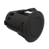Point Coat Hook, Snap-in, Round Black Flange, Black Hook - MP-07-313-55-0 - Southco