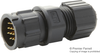 Circular Connector, Plug, 14Pos, Cable; Product Range Amphenol Ltw - 03AC9505 - Newark, An Avnet Company