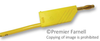 Test Lead, 4Mm Banana Plug To 4Mm Banana Plug, Yellow, 60 V, 32 A, 250 Mm Rohs Compliant Hirschmann Test And Measurement - 20T9307 - Newark, An Avnet Company