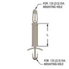 Slimline Lock-In Release Nylon PCB Support -- 8871 - Image